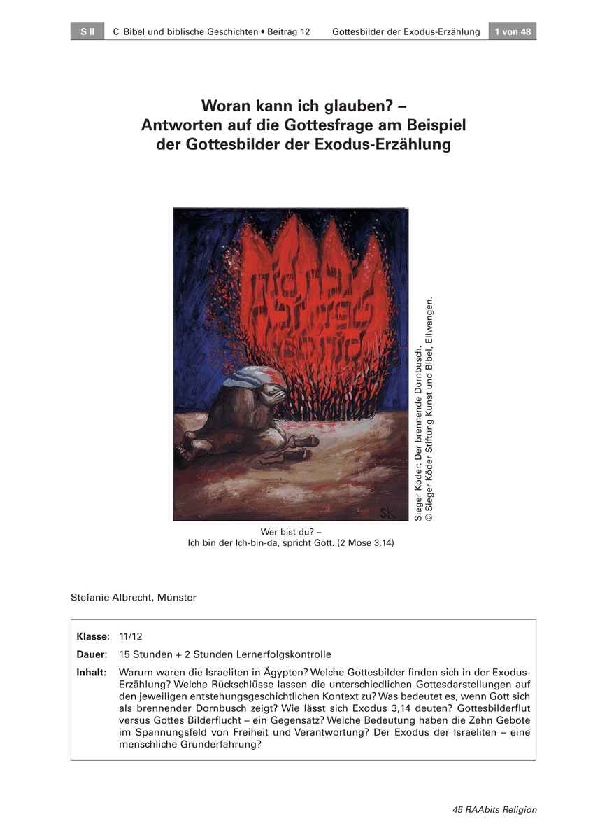 Woran kann ich glauben?