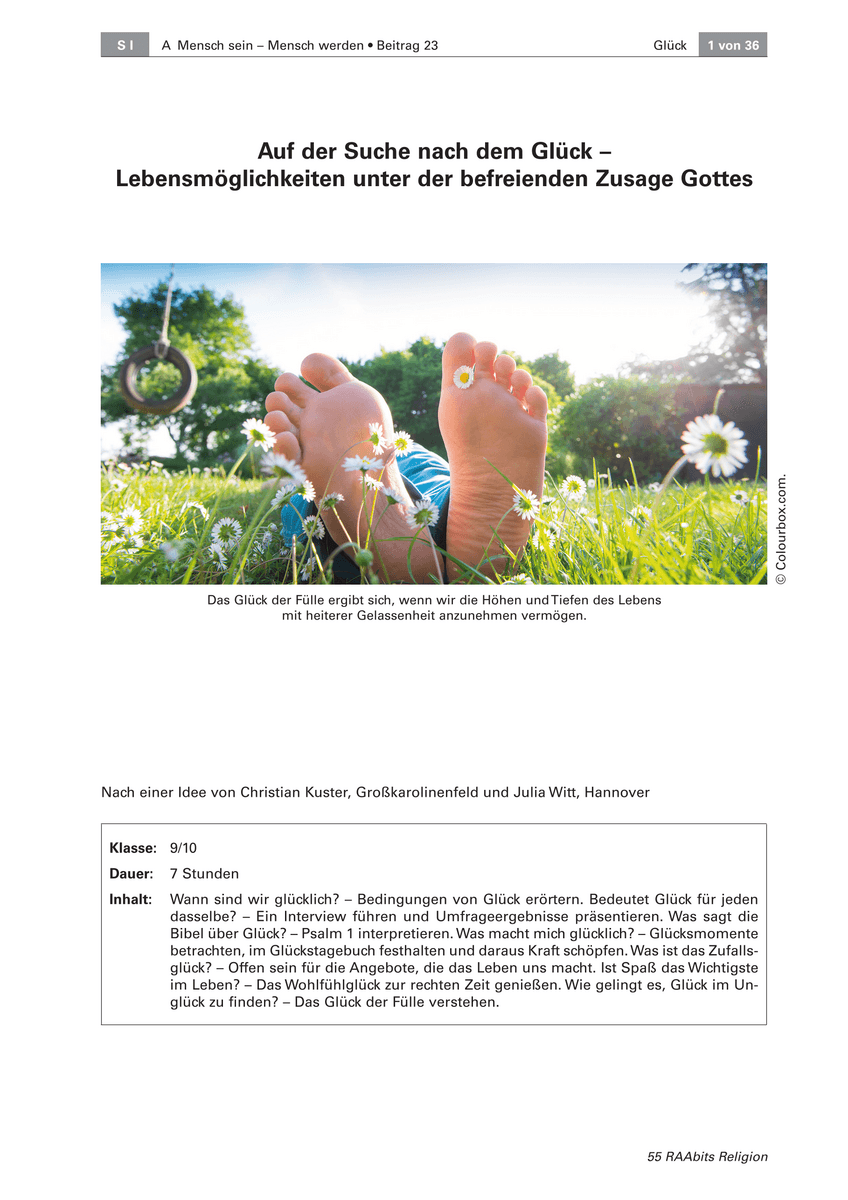 Auf der Suche nach dem Glück