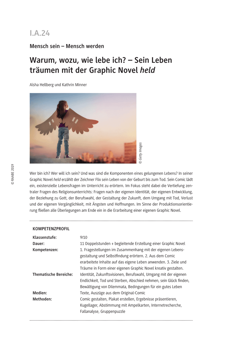 Warum, wozu, wie lebe ich?