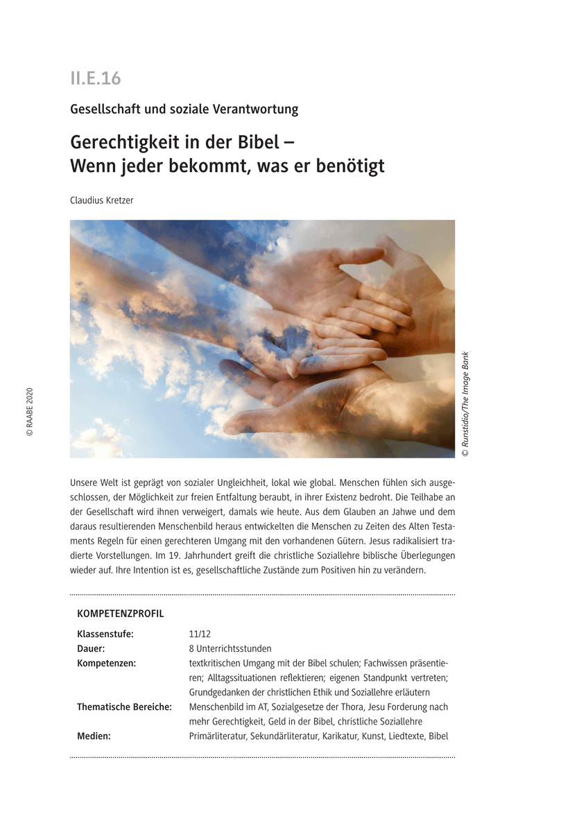 Gerechtigkeit in der Bibel
