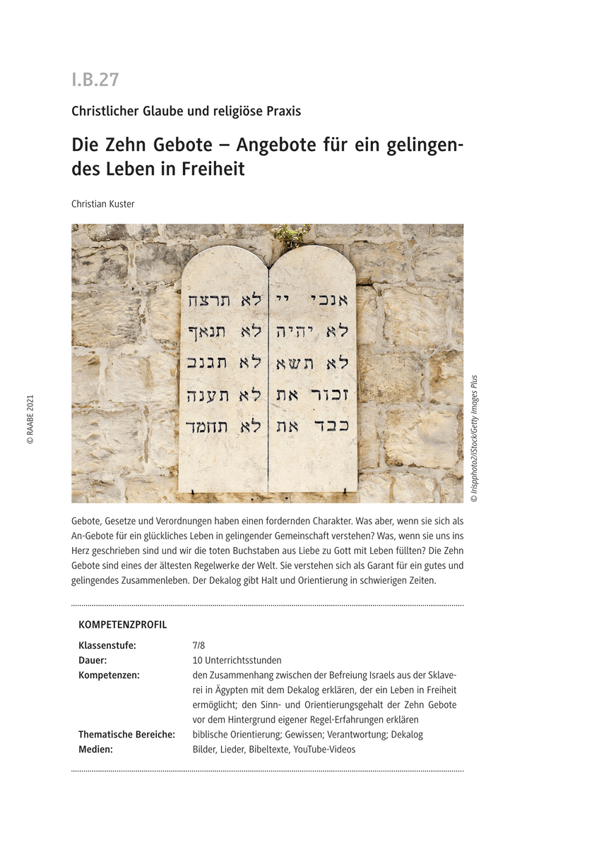 Die Zehn Gebote
