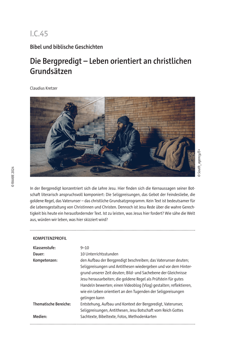 Die Bergpredigt