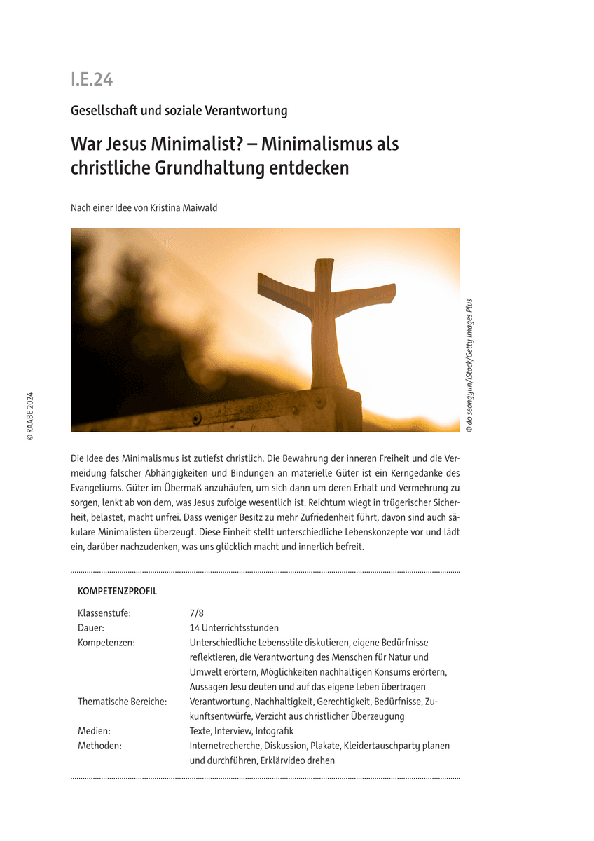 War Jesus Minimalist?