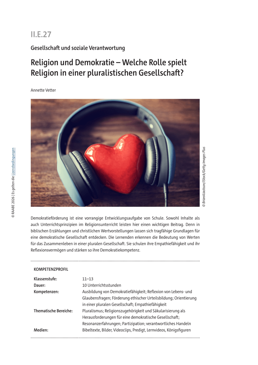 Religion und Demokratie