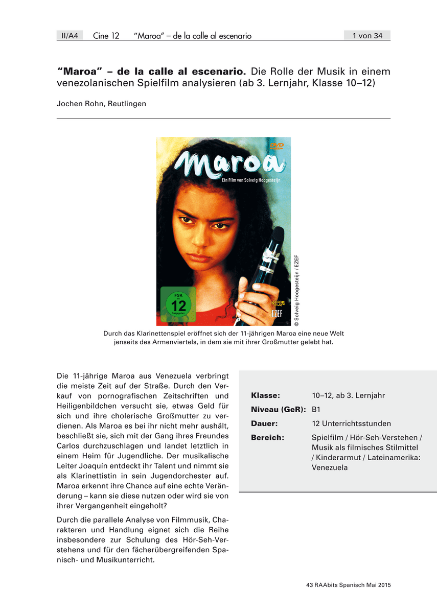 “Maroa” – de la calle al escenario