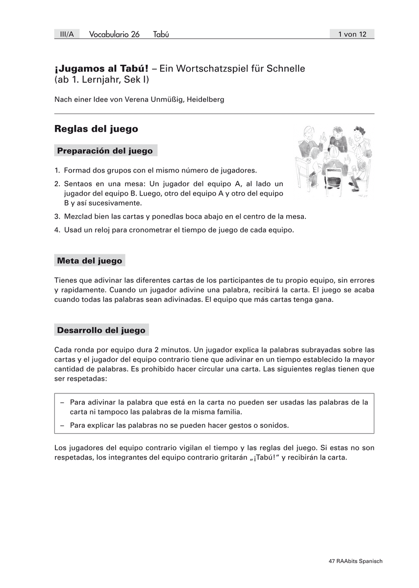 ¡Jugamos al Tabú!