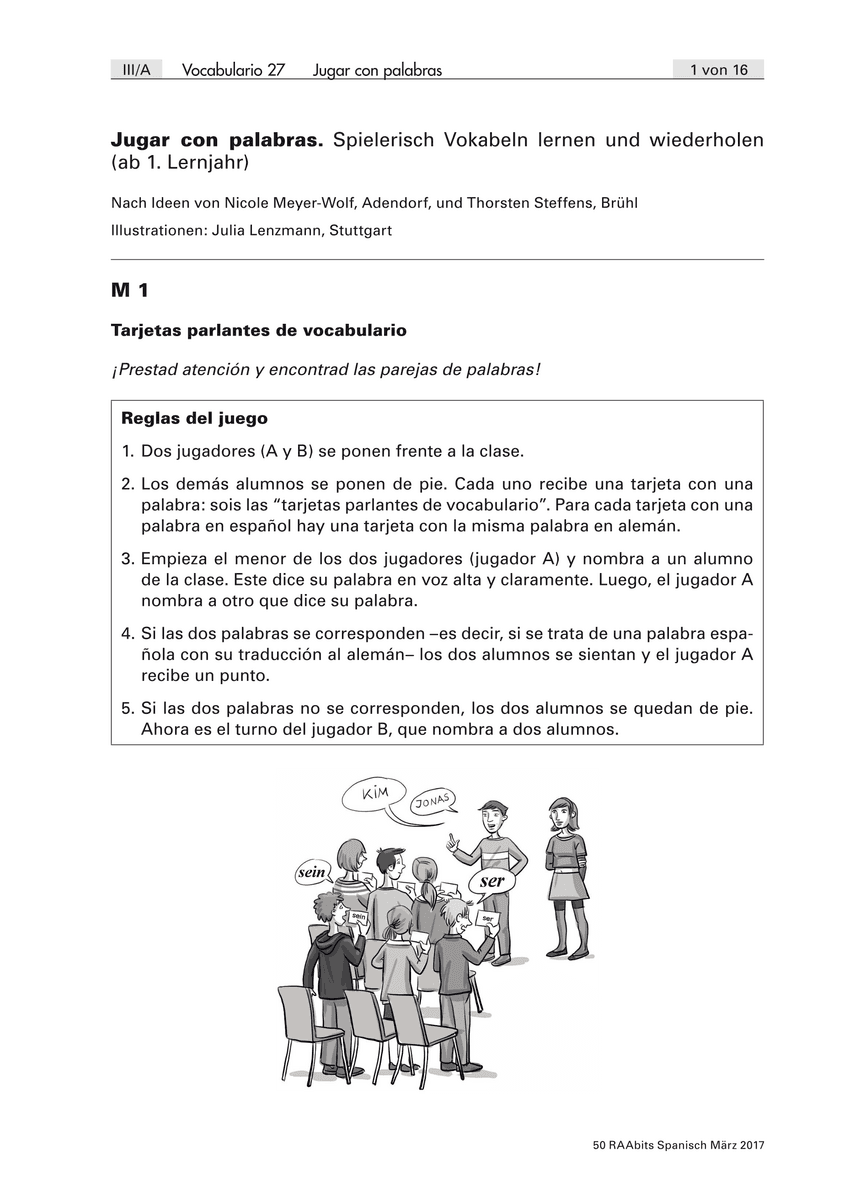 Jugar con palabras