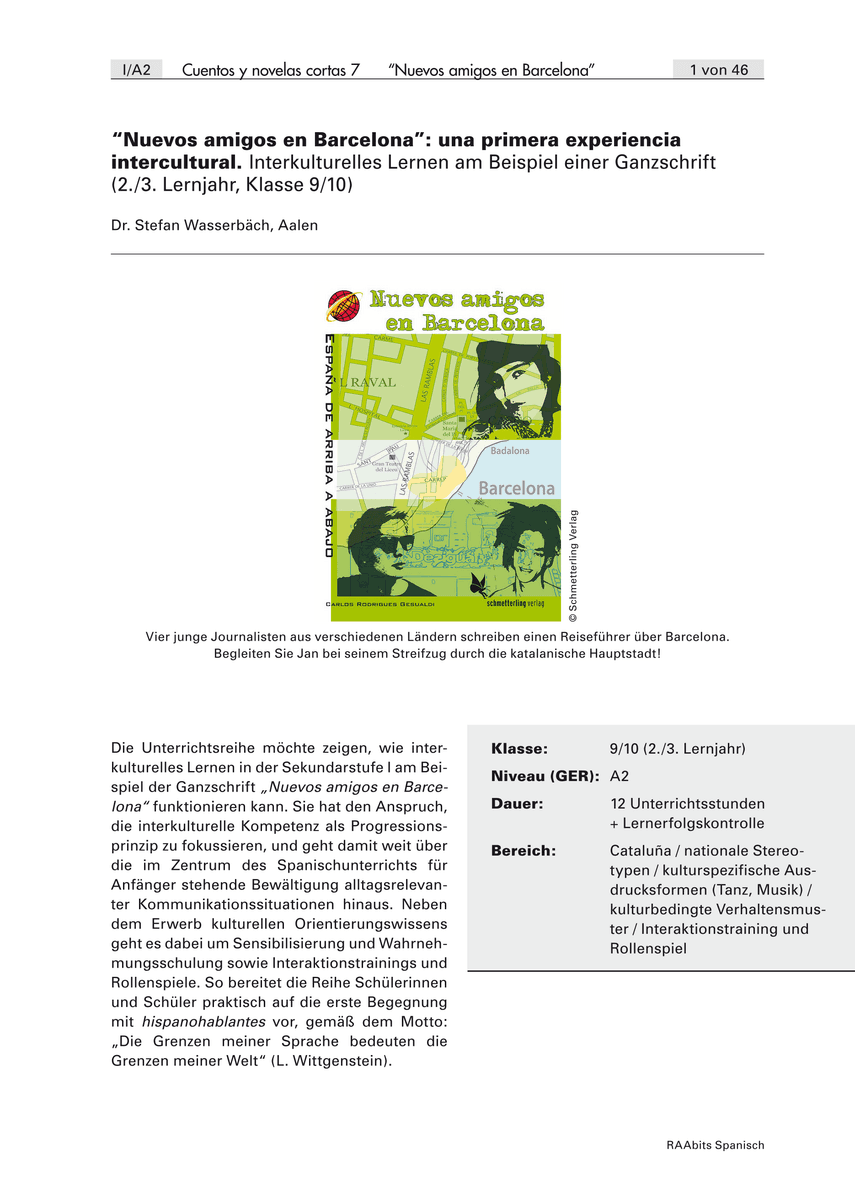 “Nuevos amigos en Barcelona”: una primera experiencia intercultural