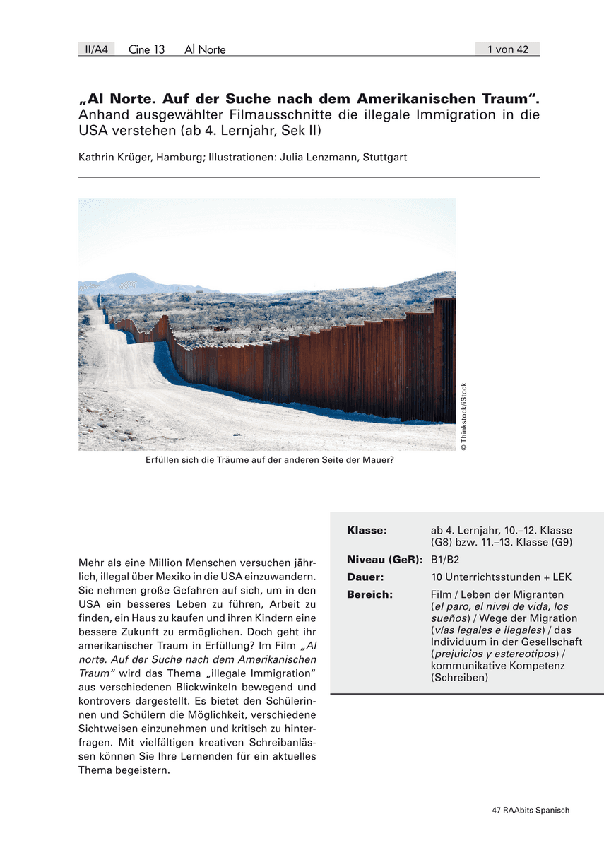 „Al Norte. Auf der Suche nach dem Amerikanischen Traum“