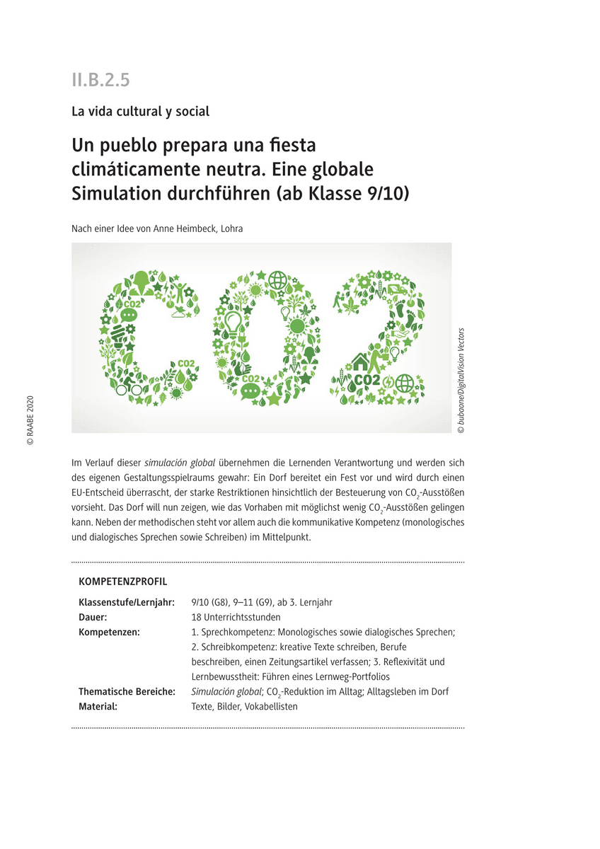 Un pueblo prepara una fiesta climáticamente neutra