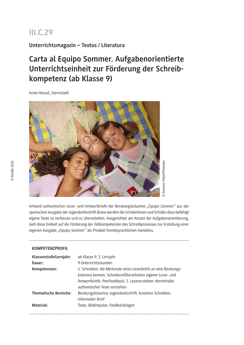 Carta al Equipo Sommer
