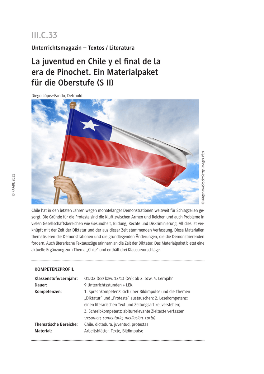 La juventud en Chile y el final de la era de Pinochet