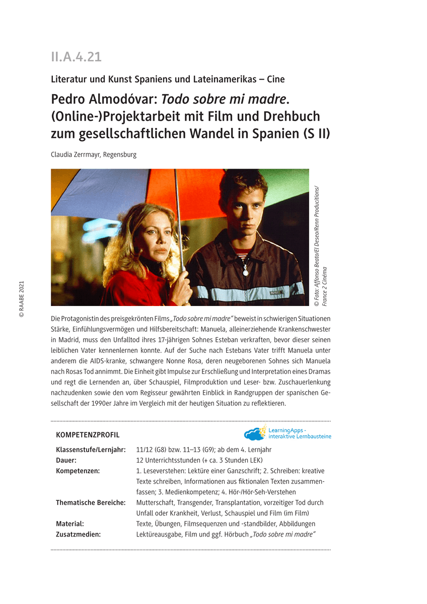 Pedro Almodóvar: „Todo sobre mi madre“