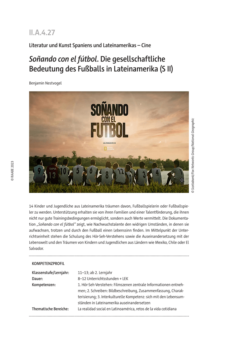 Soñando con el fútbol