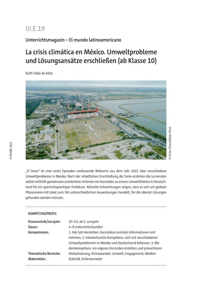La crisis climática en México
