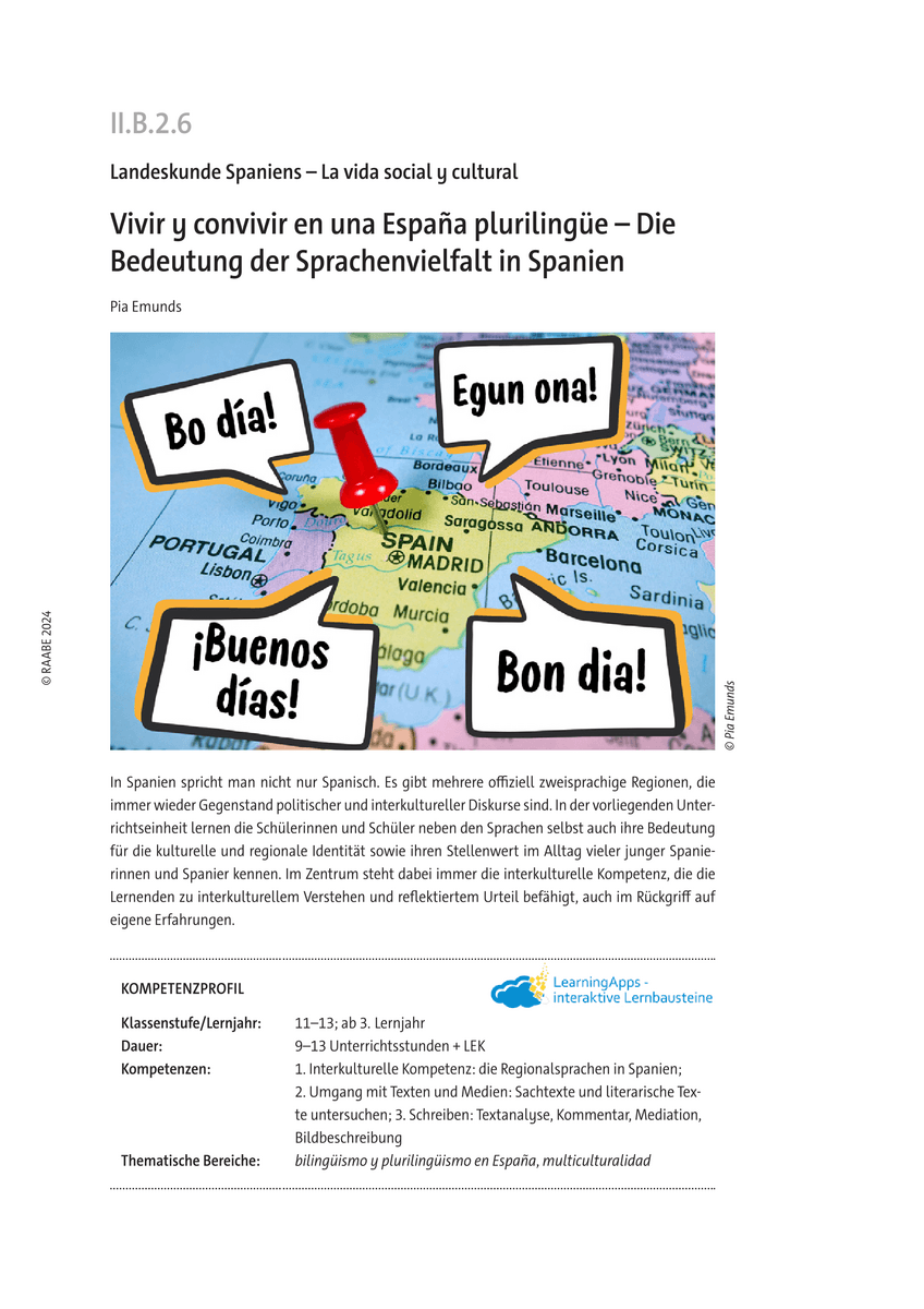 Vivir y convivir en una España plurilingüe
