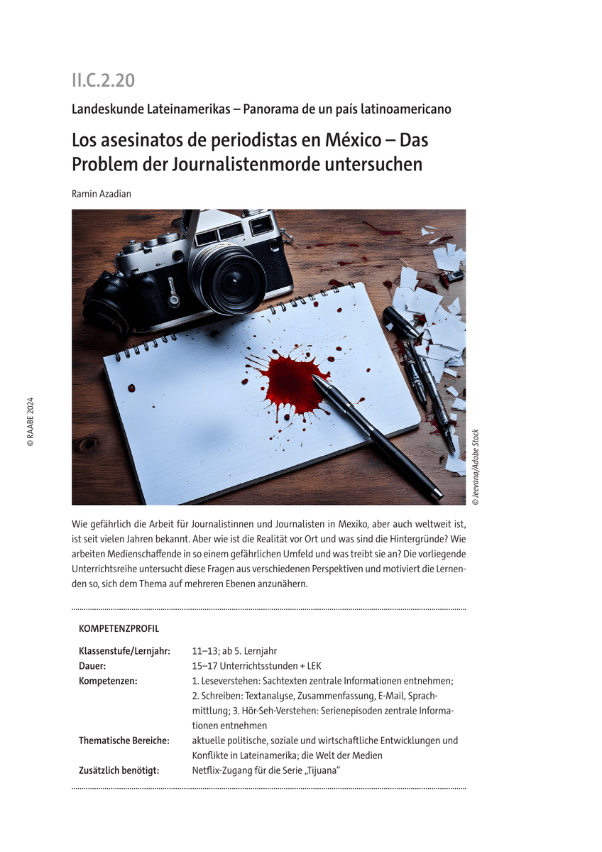 Los asesinatos de periodistas en México