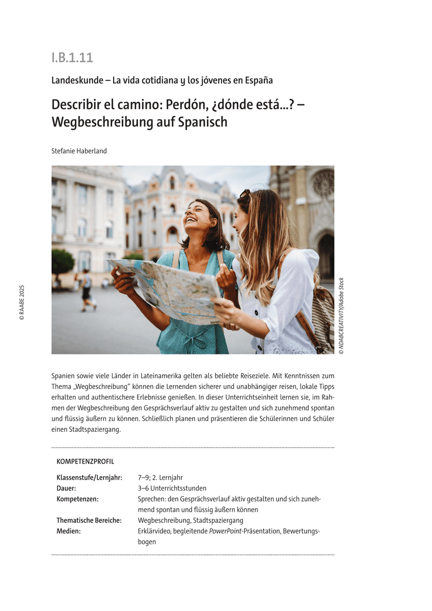 Describir el camino: Perdón, ¿dónde está…?
