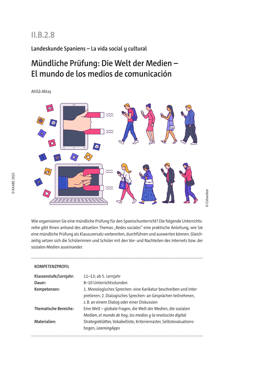 Mündliche Prüfung: Die Welt der Medien