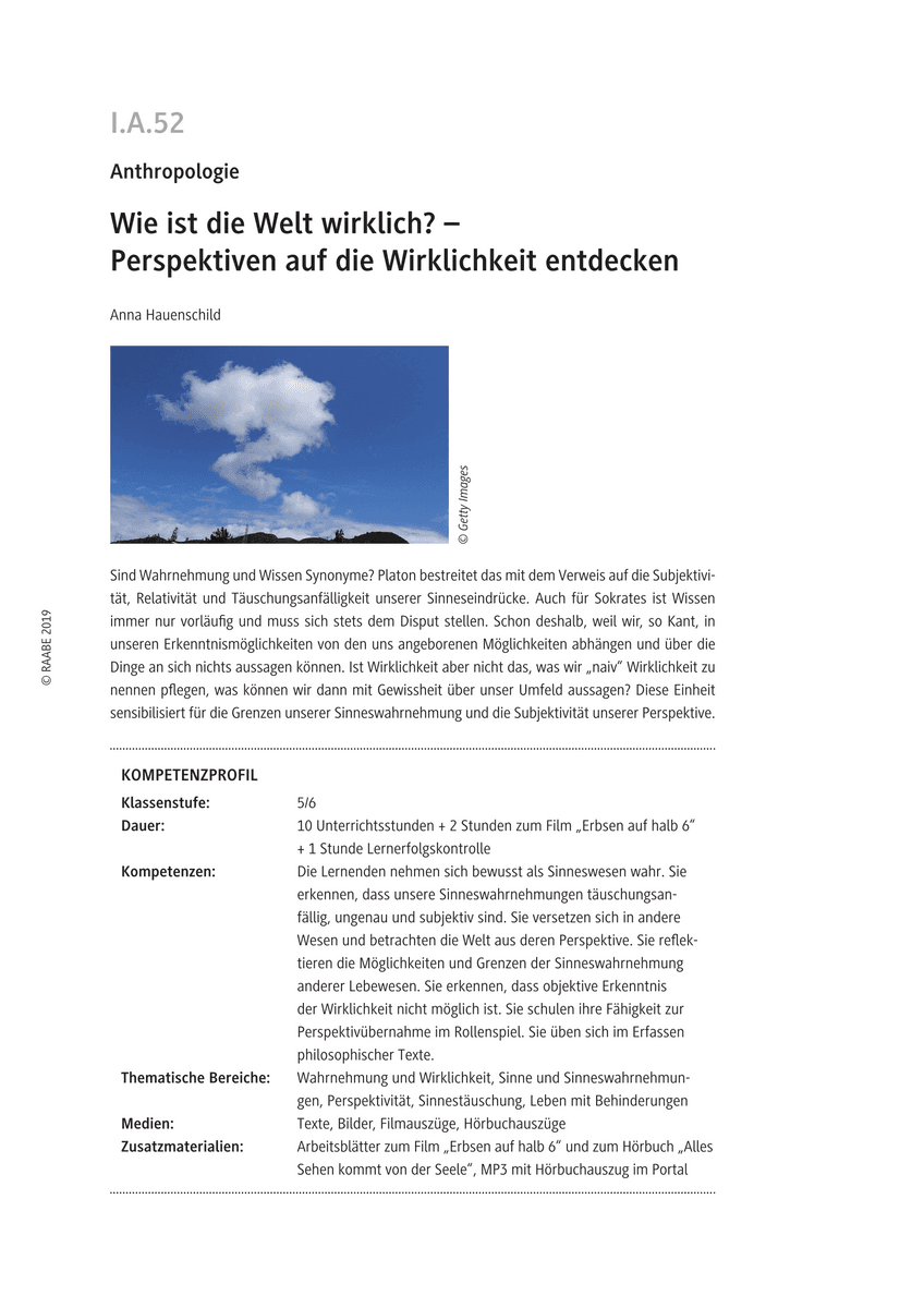 Wie ist die Welt wirklich?