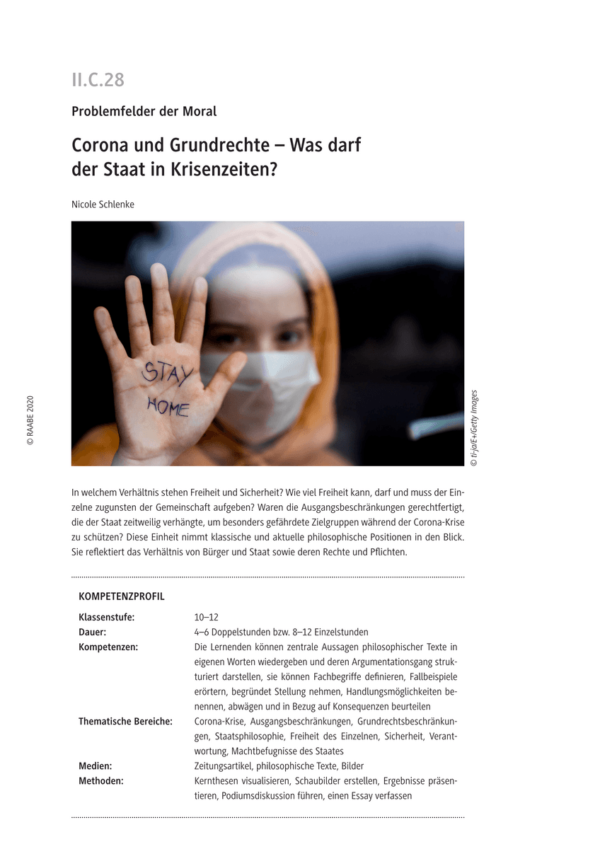 Corona und Grundrechte