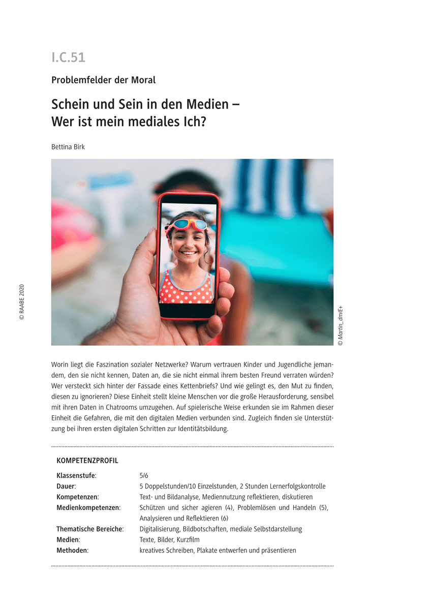 Schein und Sein in den Medien