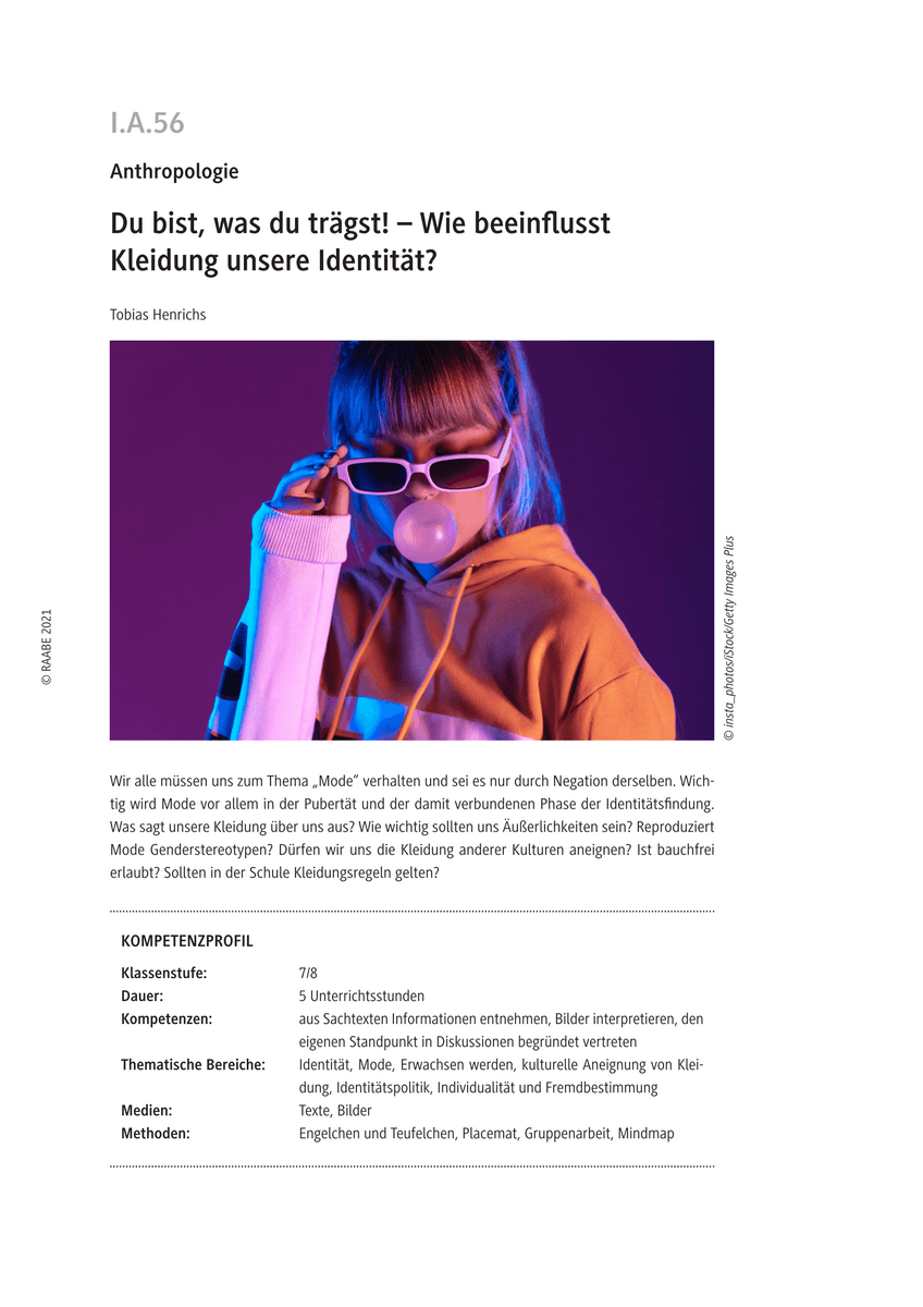 Du bist, was du trägst!