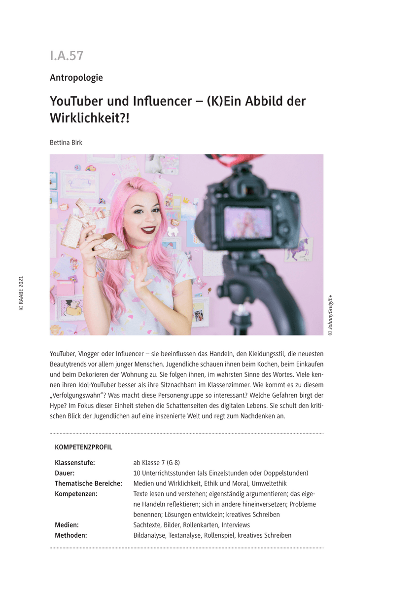 YouTuber und Influencer