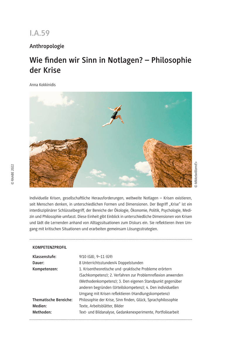 Wie finden wir Sinn in Notlagen? – Philosophie der Krise