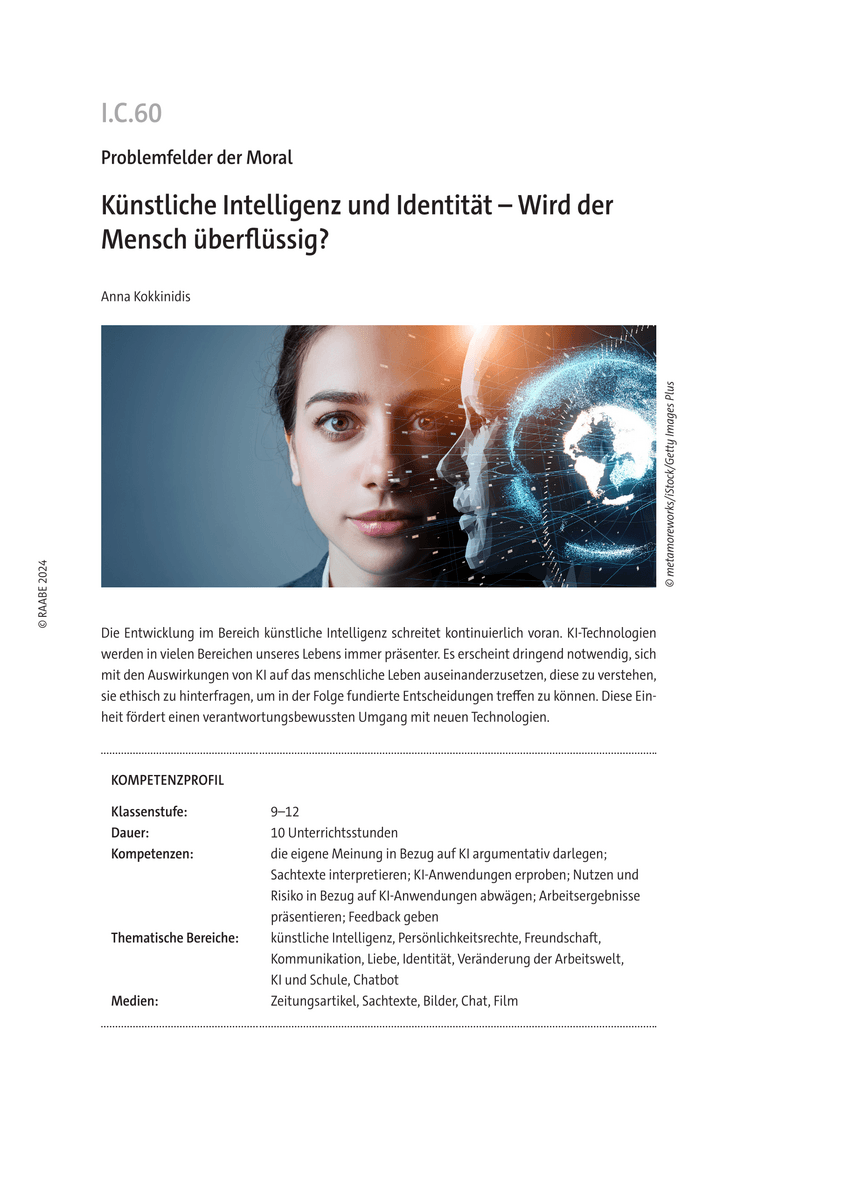 Künstliche Intelligenz und Identität