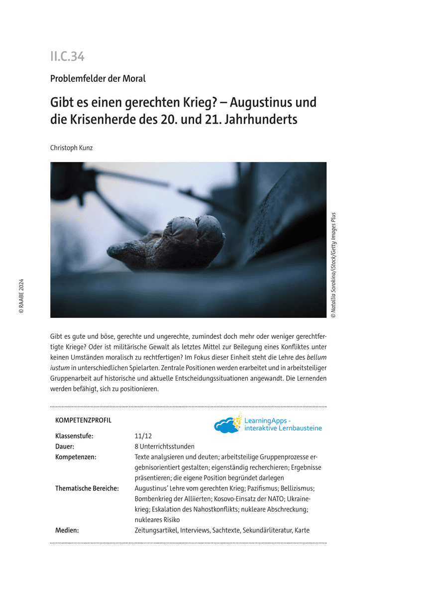 Gibt es einen gerechten Krieg?