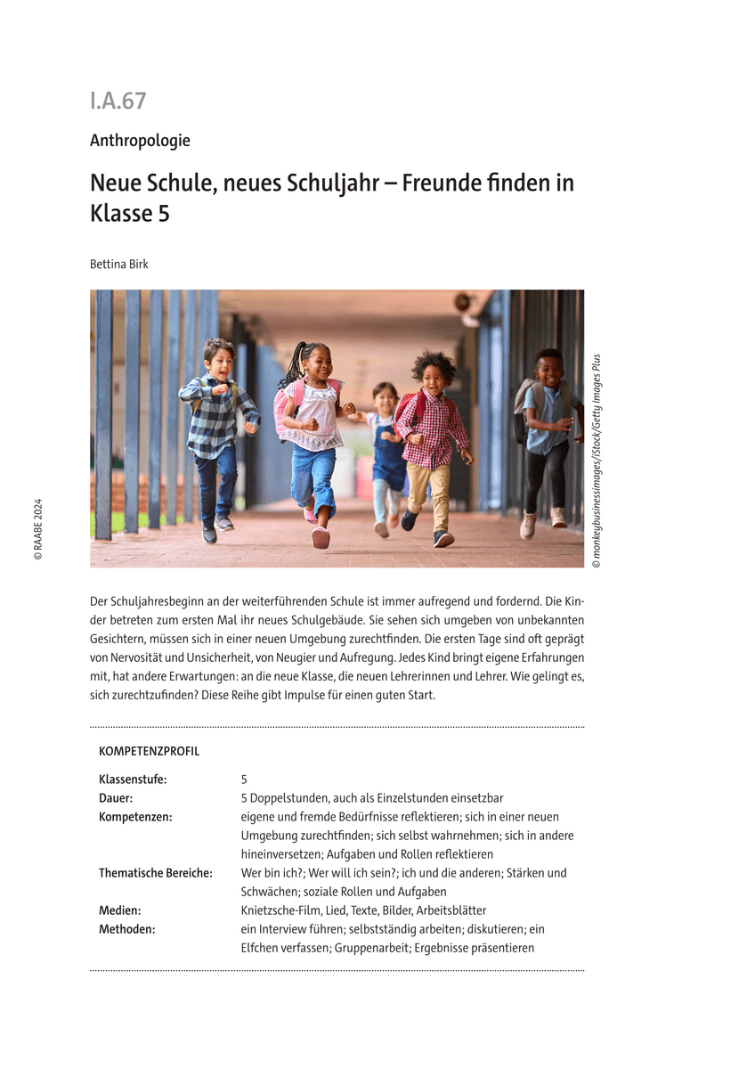 Neue Schule, neues Schuljahr