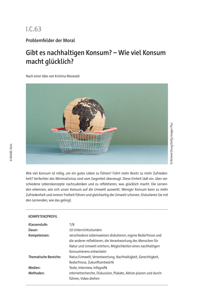 Gibt es nachhaltigen Konsum?