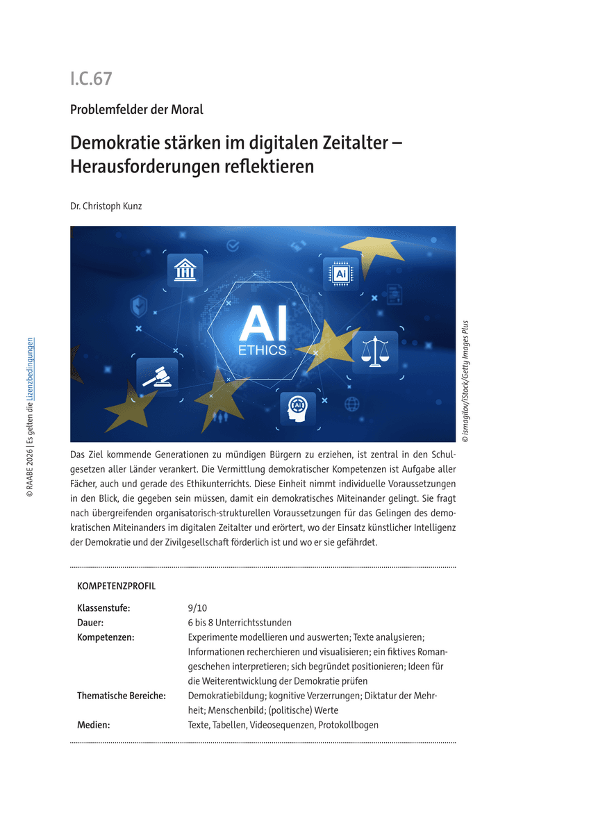 Demokratie stärken im digitalen Zeitalter