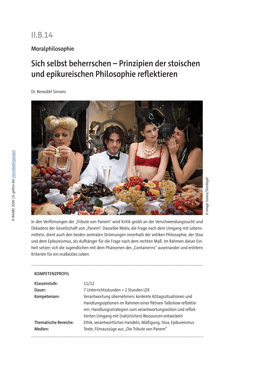 Sich selbst beherrschen