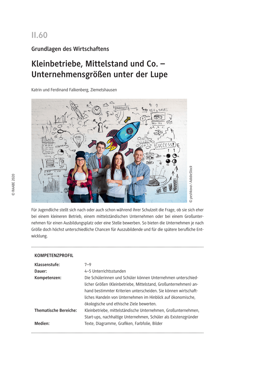 Kleinbetriebe, Mittelstand und Co.