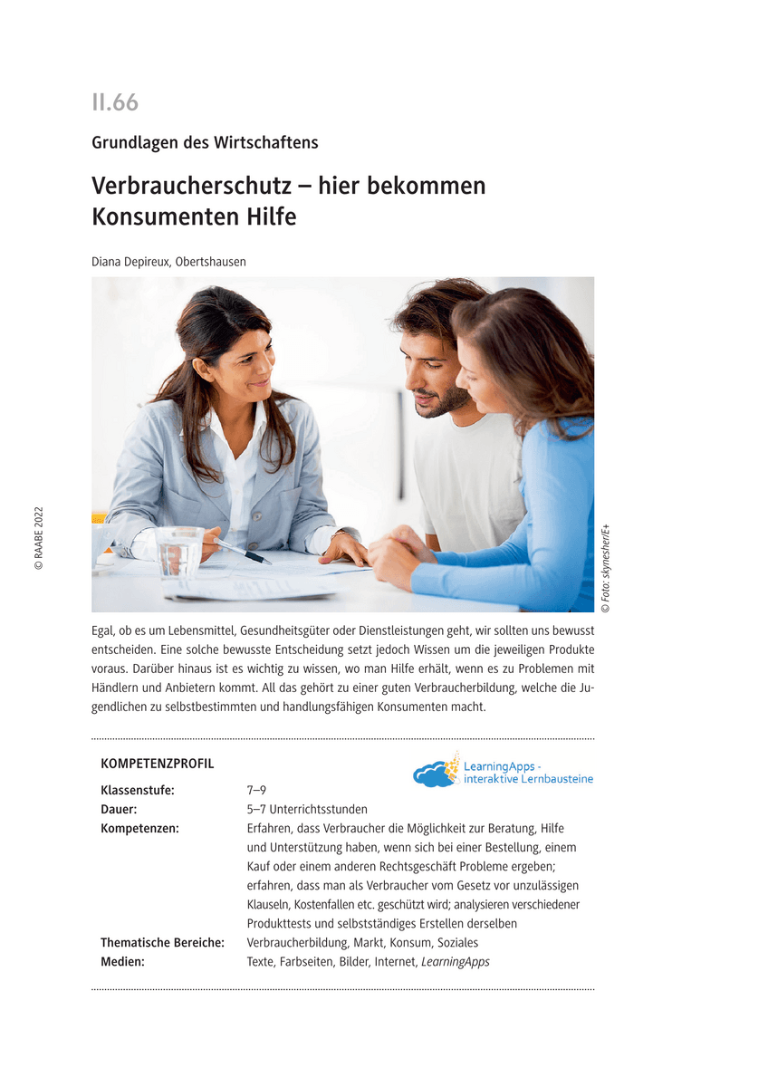 Verbraucherschutz