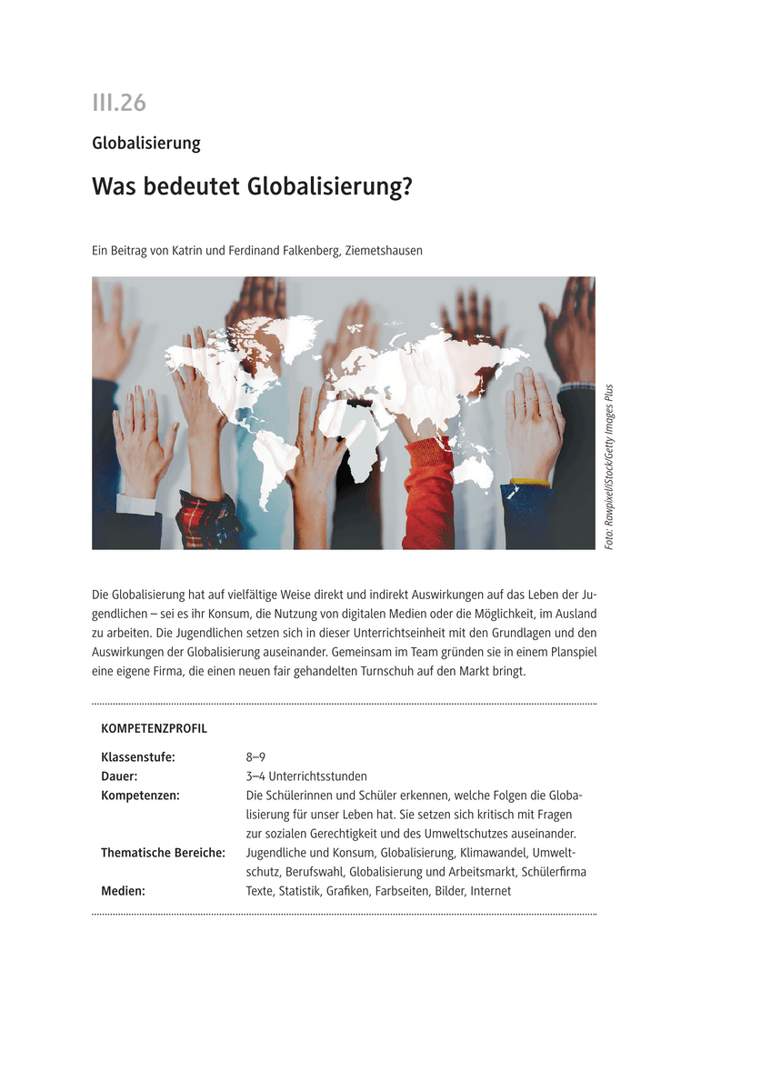 Was bedeutet Globalisierung?