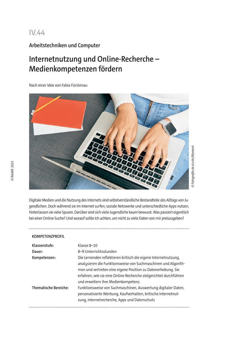 Internetnutzung und Online-Recherche