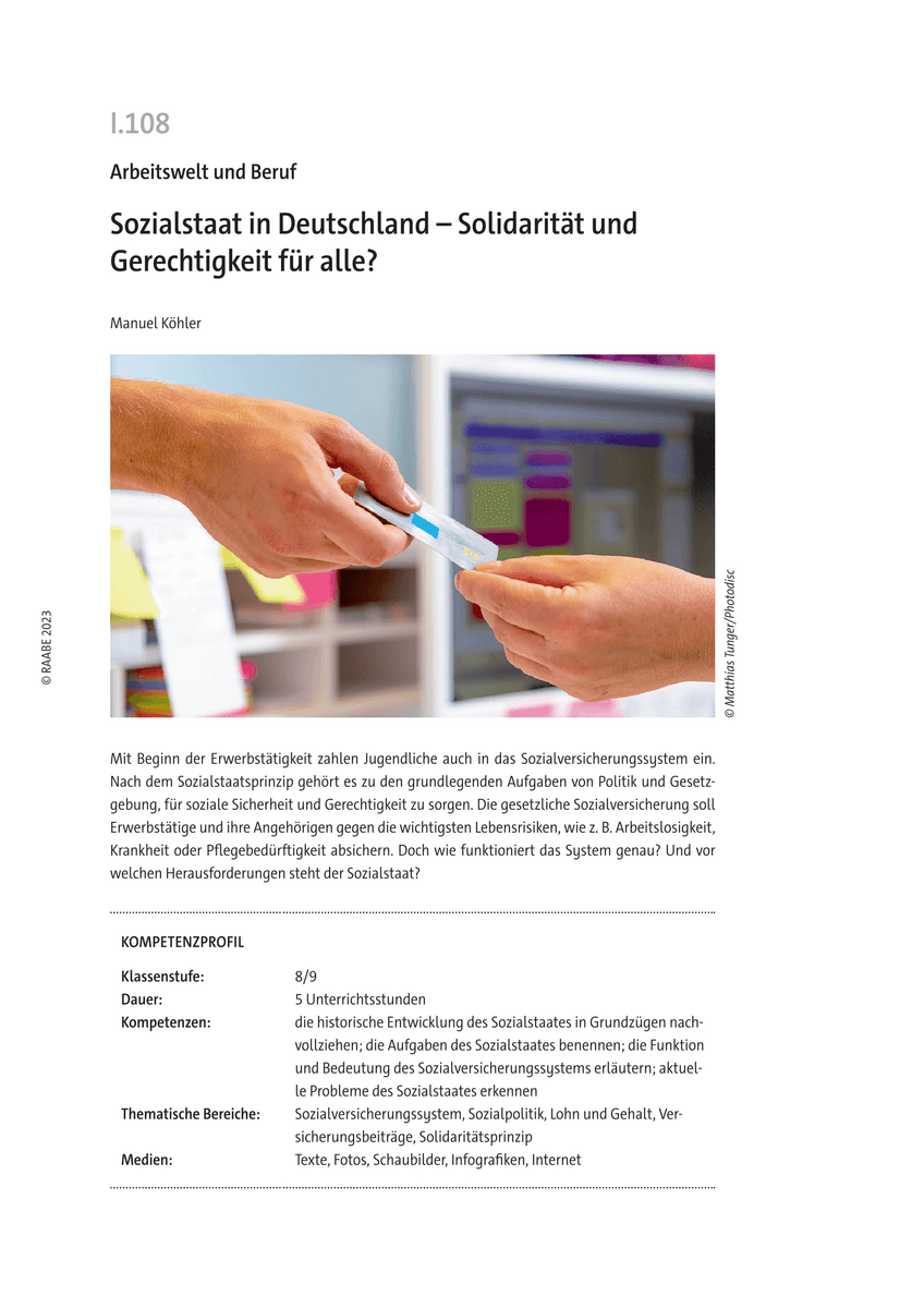 Sozialstaat in Deutschland