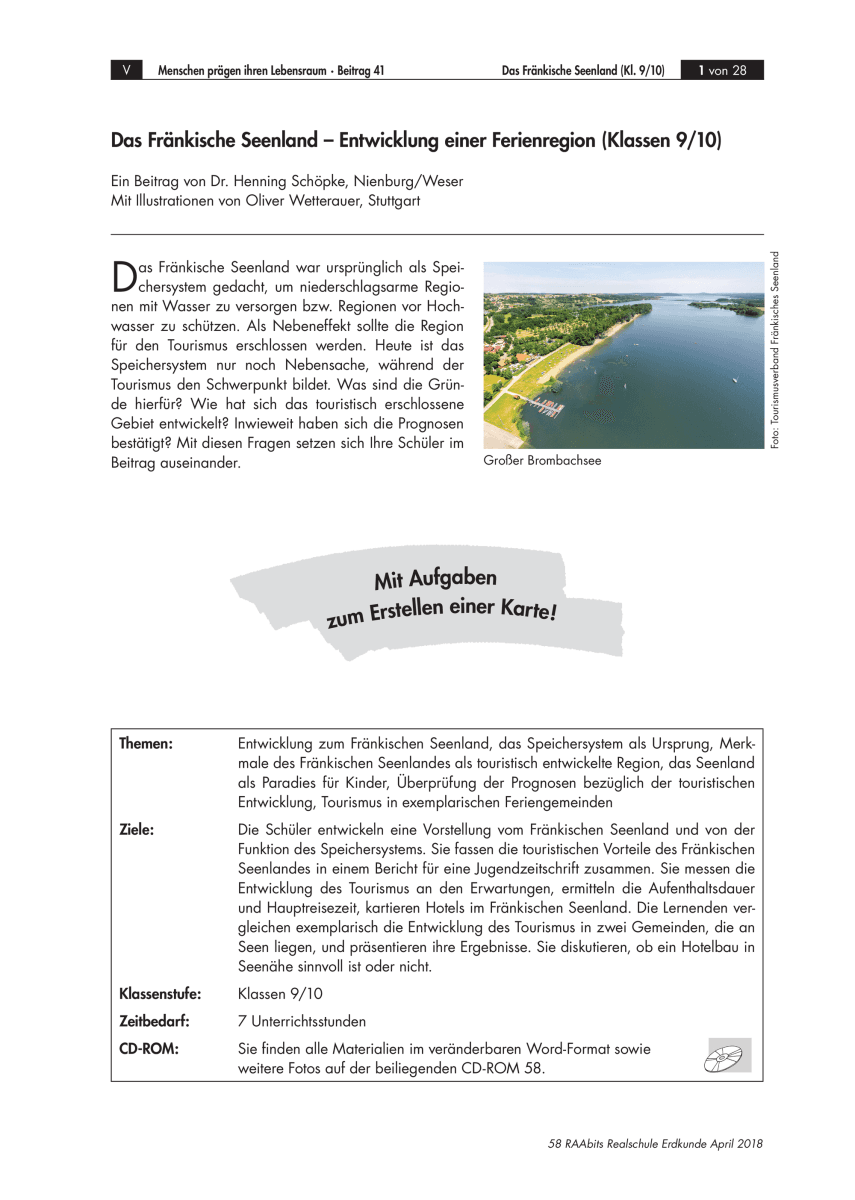 Das Fränkische Seenland