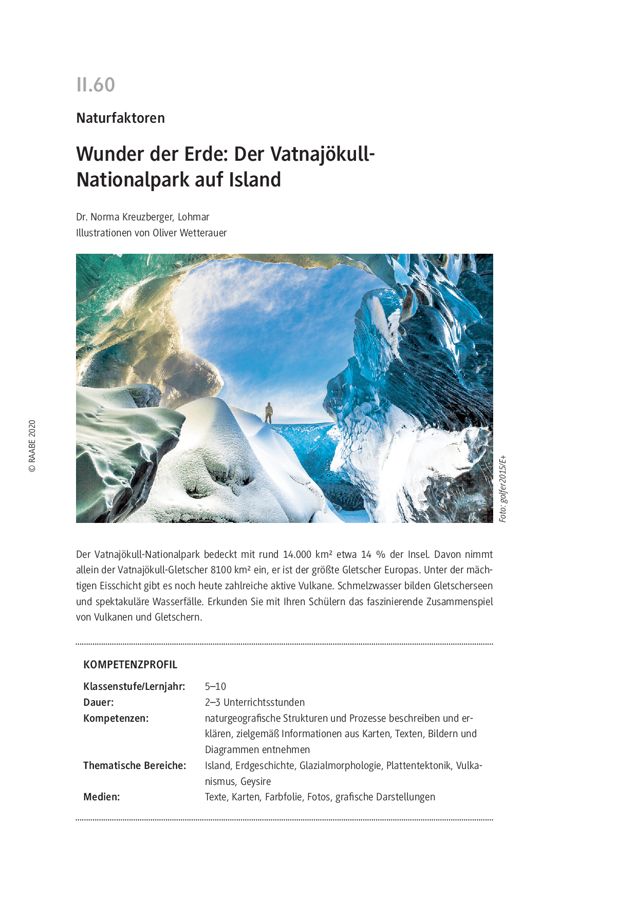 Der Vatnajökull-Nationalpark auf Island