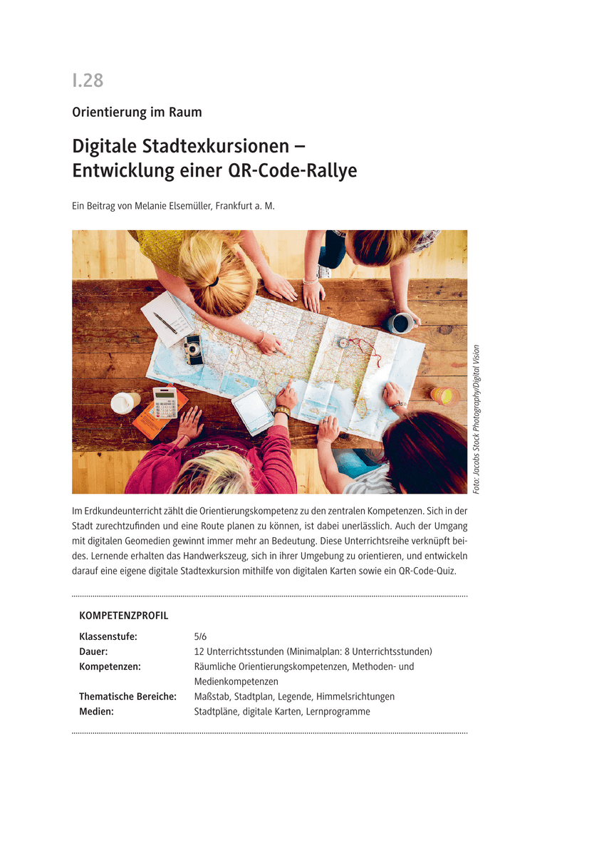 Digitale Stadtexkursionen
