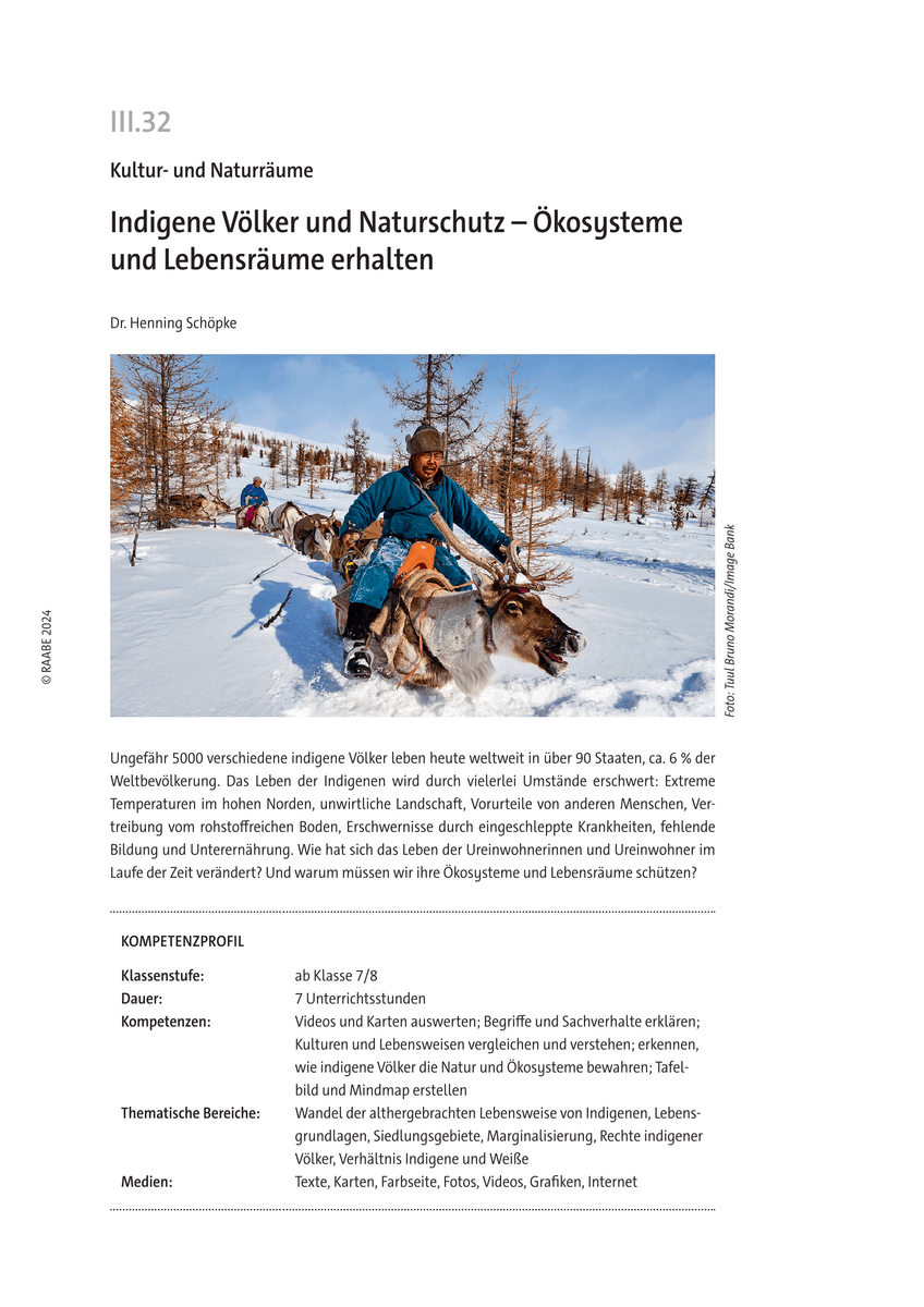 Indigene Völker und Naturschutz