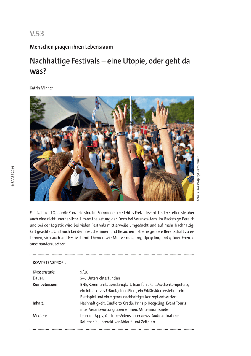 Nachhaltige Festivals