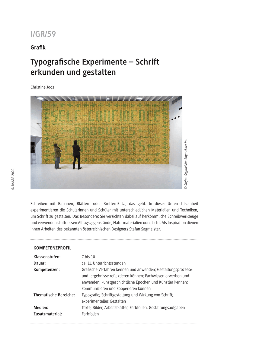 Typografische Experimente