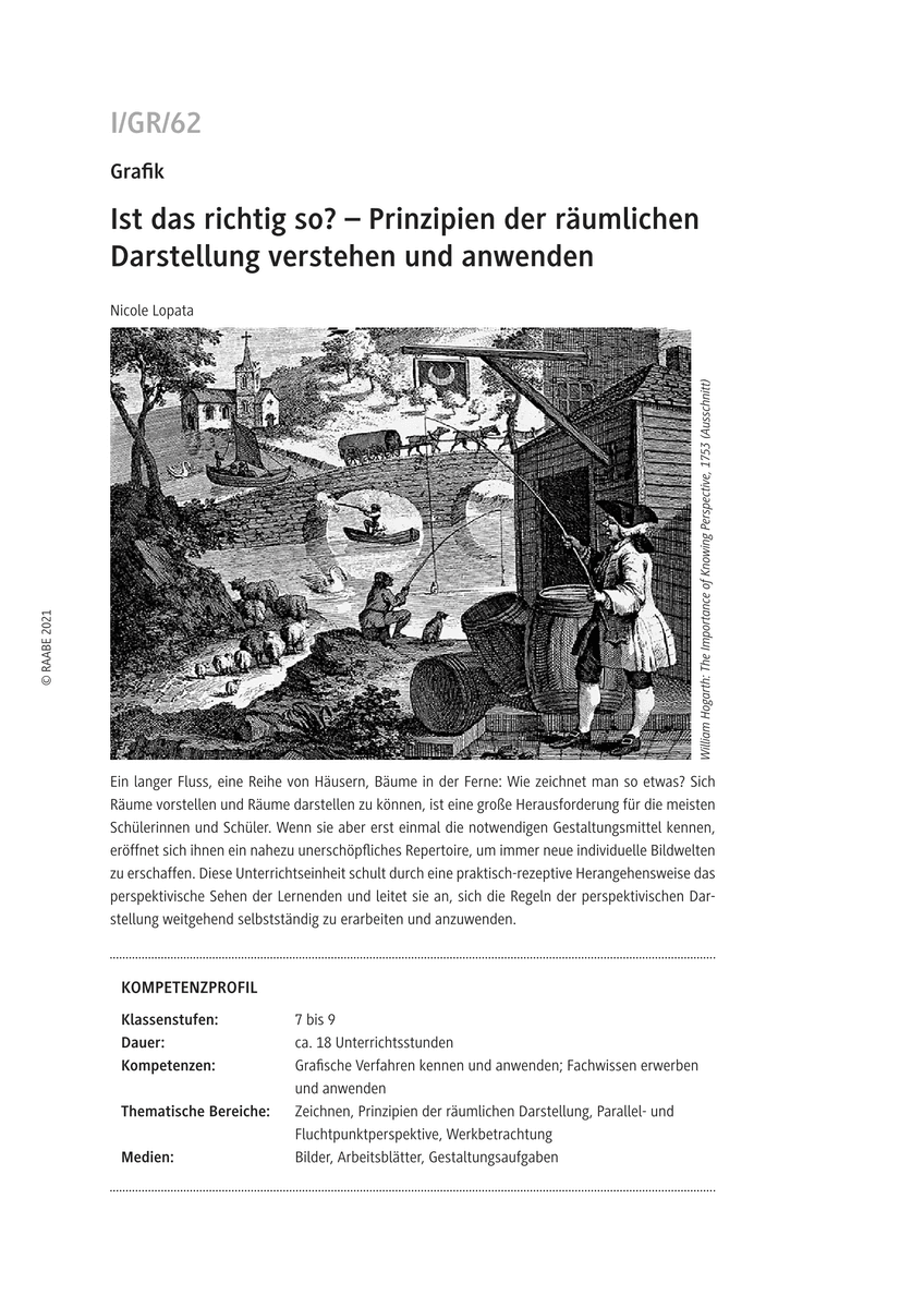 Prinzipien der räumlichen Darstellung verstehen und anwenden
