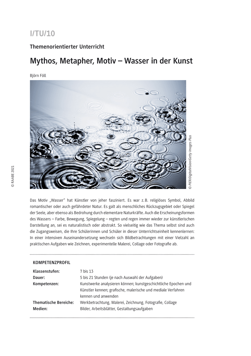 Wasser in der Kunst