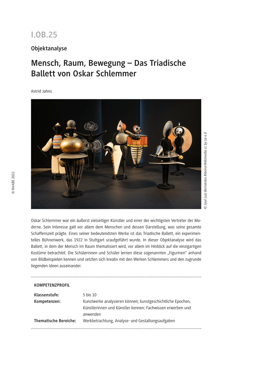 Das Triadische Ballett von Oskar Schlemmer
