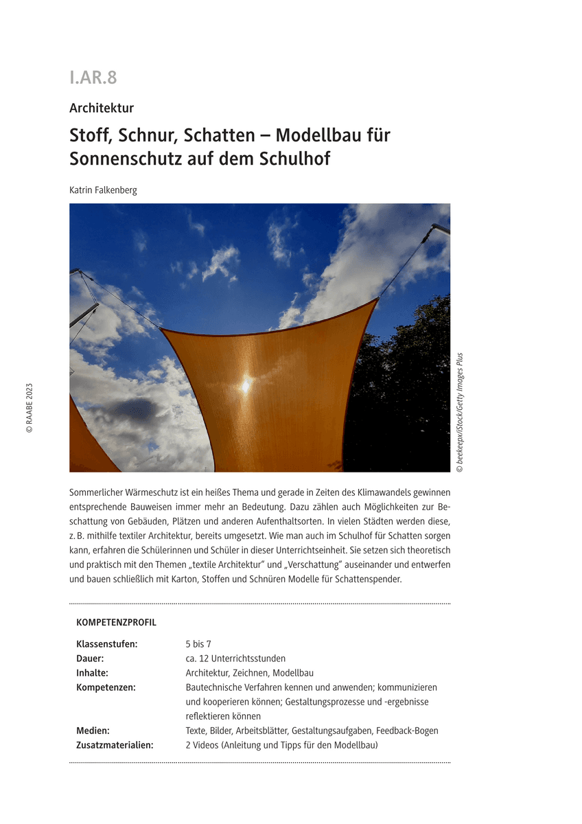 Stoff, Schnur, Schatten